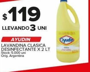 Carrefour Maxi Lavandina ayudin 2l oferta