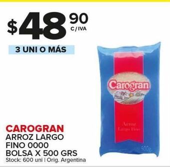 Carrefour Maxi Arroz largo carogran 500g oferta