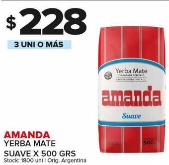 Carrefour Maxi Yerba mate amanda x 500g oferta