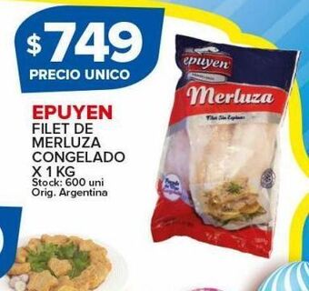 Carrefour Maxi Filet de merluza epuyen x 1kg oferta