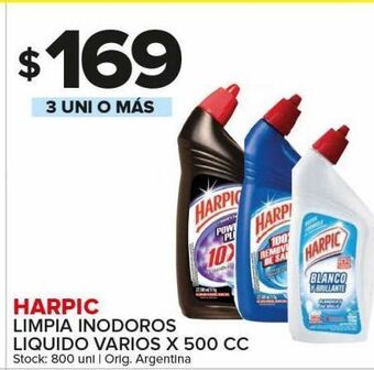 Carrefour Maxi Limpia inodoros harpic x 500cc oferta