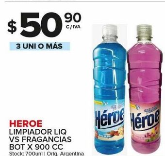 Carrefour Maxi Limpiador heroe x 900cc oferta