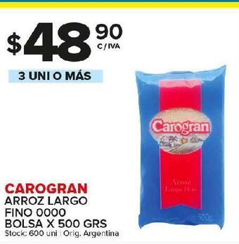 Carrefour Maxi Arroz largo carogran oferta