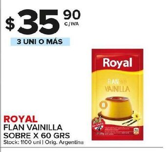 Carrefour Maxi Flan royal oferta