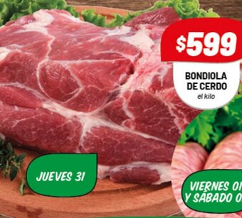Almacor Bondiola De Cerdo oferta