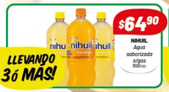 Almacor Nihuil Agua saborizada s/gas 1500cc oferta
