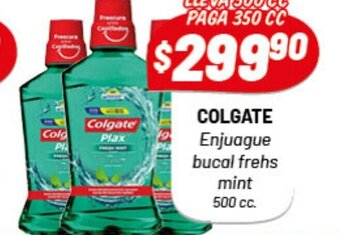 Almacor Colgate Enjuague bucal frehs mint 500cc oferta