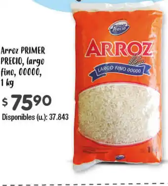 Cooperativa Obrera PRIMER PRECIO Arroz, largo fino, 00000 , 1kg oferta