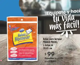 Cooperativa Obrera Bolsas para Hornear Primer Precio 30x45cm oferta