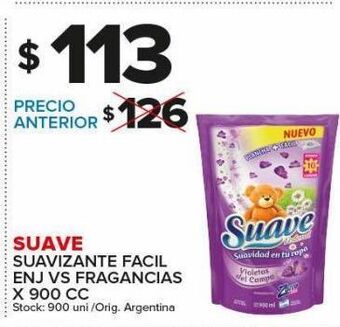 Carrefour Maxi Suavizante suave 900cc oferta