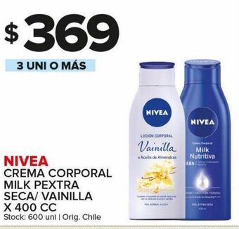 Carrefour Maxi Crema corporal nivea 400cc oferta