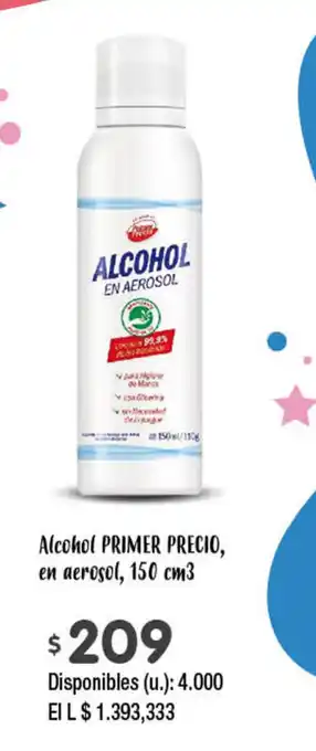 Cooperativa Obrera Alcohokl Primer Precio en aerosol 150cm oferta