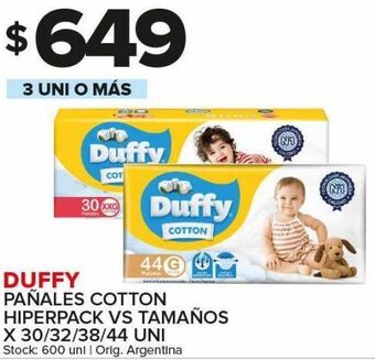 Carrefour Maxi Pañales cotton duffy oferta