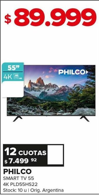 Carrefour Maxi Smart tv philco oferta