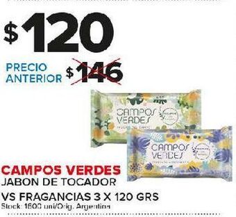 Carrefour Maxi Jabón de tocador campos verdes oferta