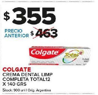 Carrefour Maxi Crema dental colgate oferta