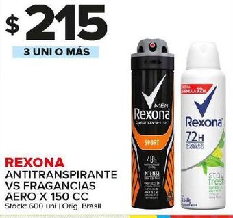 Carrefour Maxi Antitranspirante rexona oferta