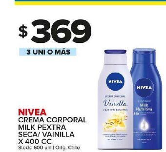 Carrefour Maxi Crema corporal nivea oferta