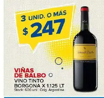 Carrefour Maxi Vino tinto viñas de balbo oferta