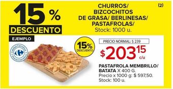 Carrefour Maxi Pastafrola membrillo oferta