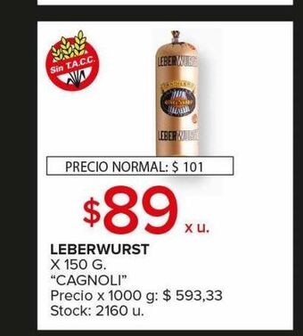 Carrefour Maxi Leberwurst oferta