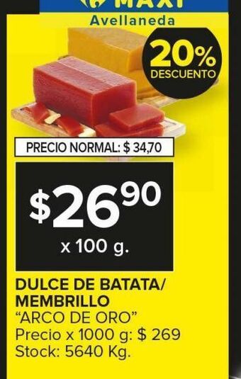 Carrefour Maxi Dulce de batata membrillo oferta