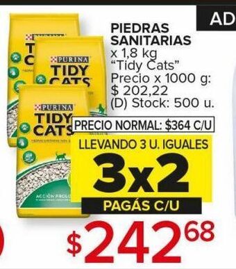 Carrefour Maxi Piedras sanitarias oferta