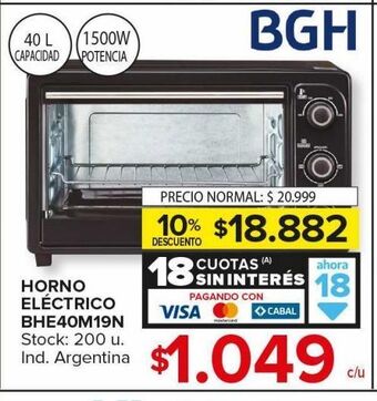 Horno electrico