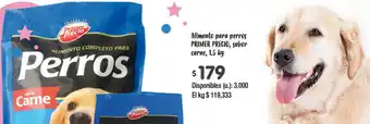 Cooperativa Obrera Alimento para perros Primer Precio, sabor carne 1,5kg oferta