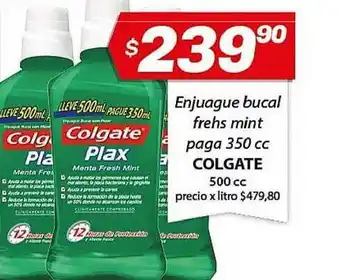 Almacor Colgate Enjuague Bucal Fresh Mint Paga 350 Cc oferta