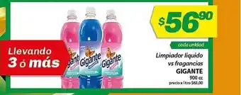 Almacor Gigante Limpiador Liquido Vs Fragancias 900cc oferta