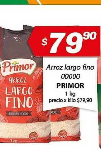 Almacor Primor Arroz Largo Fino 00000 1kg oferta