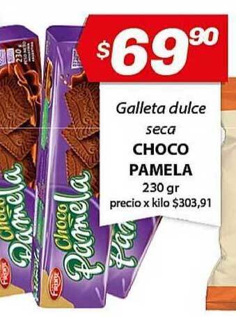 Almacor Choco Pamela Galleta Dulce Seca 230gr oferta
