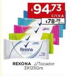 Hipermay Rexona J-Tocador 3x125Grs oferta