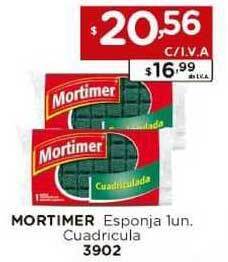 Hipermay Mortimer Esponja 1un. Cuadricula oferta