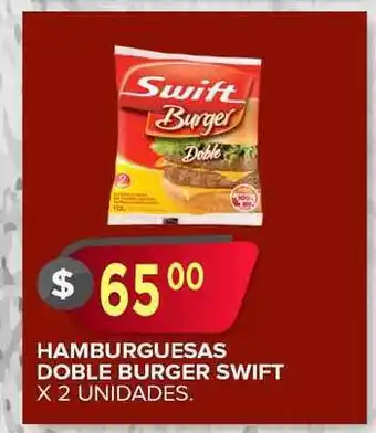 Supermercados Mayor Hamburguesas Doble Burger Swift X 2 Unidades. oferta