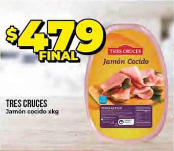 Supermayorista Vital Tres Cruces Jamón Cocido oferta