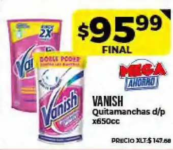 Supermayorista Vital Vanish Quitamanchas d/p x 650cc oferta
