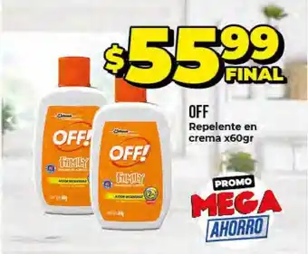 Supermayorista Vital Off Repelente En Crema x 60gr oferta