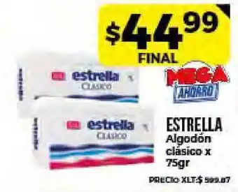 Supermayorista Vital Estrella Algodón Clásico 75gr oferta