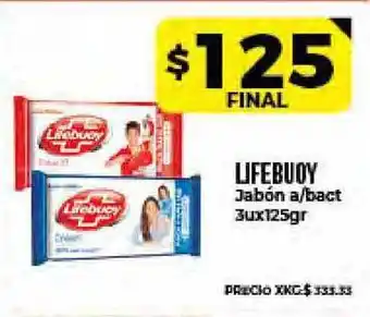 Supermayorista Vital Lifebuoy Jabón A-bact 3ux125gr oferta