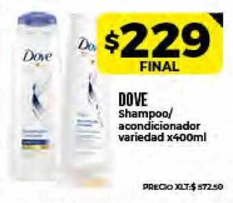 Supermayorista Vital Dove Shampoo - Acondicionador x 400ml oferta