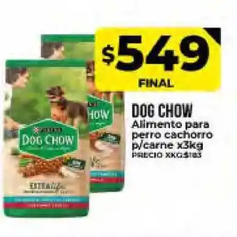 Supermayorista Vital Dog Chow Alimento Para Perro Cachorro p/carne x 3kg oferta