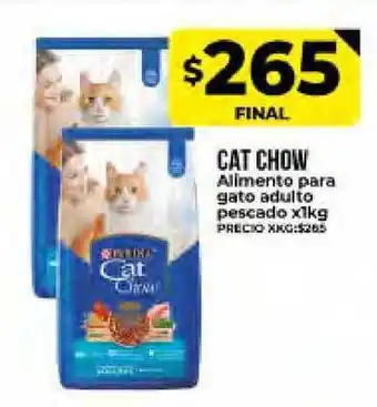 Supermayorista Vital Cat Chow Alimento Para Gato Adulto Pescado x 1kg oferta