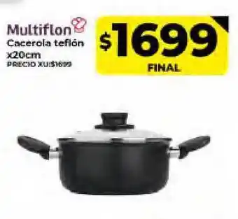 Supermayorista Vital Multiflon Cacerola Teflón x 20cm oferta