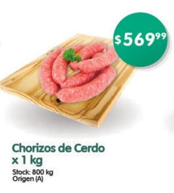 Supermercados Buenos Días Chorizos de Cerdo x 1 kg oferta