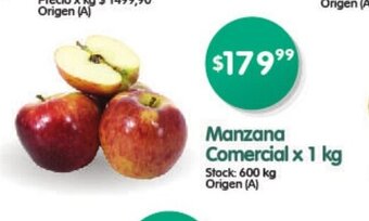 Supermercados Buenos Días Manzana Comercial x 1 kg oferta