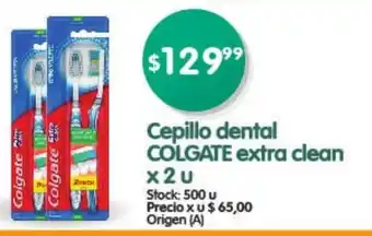 Supermercados Buenos Días Colgate Cepillo dental extra clean x 2 u oferta