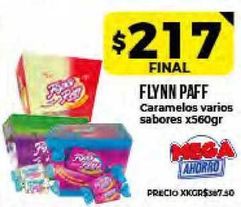 Supermayorista Vital Flynn Paff Caramelos x 560gr oferta