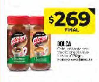 Supermayorista Vital Dolca Café Instantâneo x 170gr oferta
